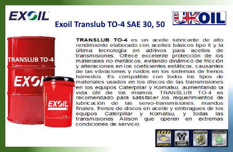 Exoil Translub TO-4 SAE 30, 50